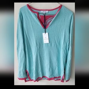 Lisa Todd Long Sleeve V Neck Sweater